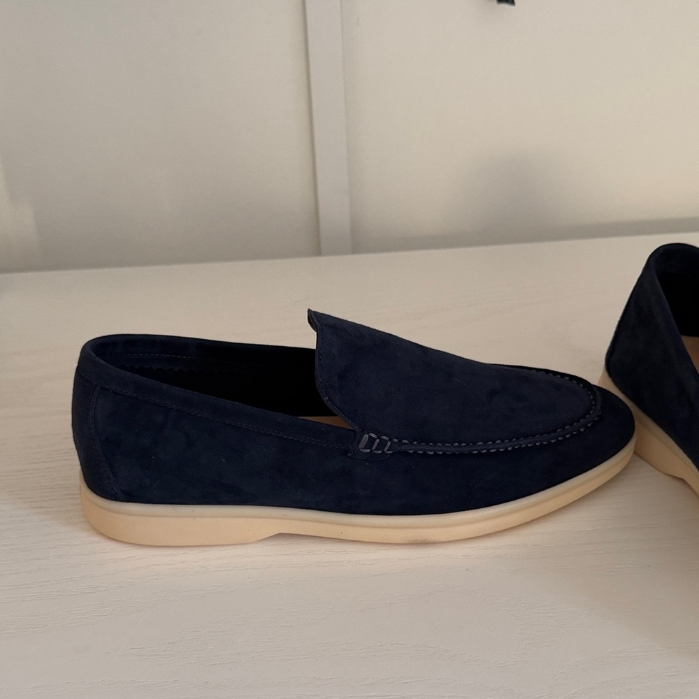 Men's Navy Loafers